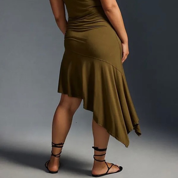 Anthropologie Daily Practice Sleeveless Side-Ruched Dress - Picture 12 of 15